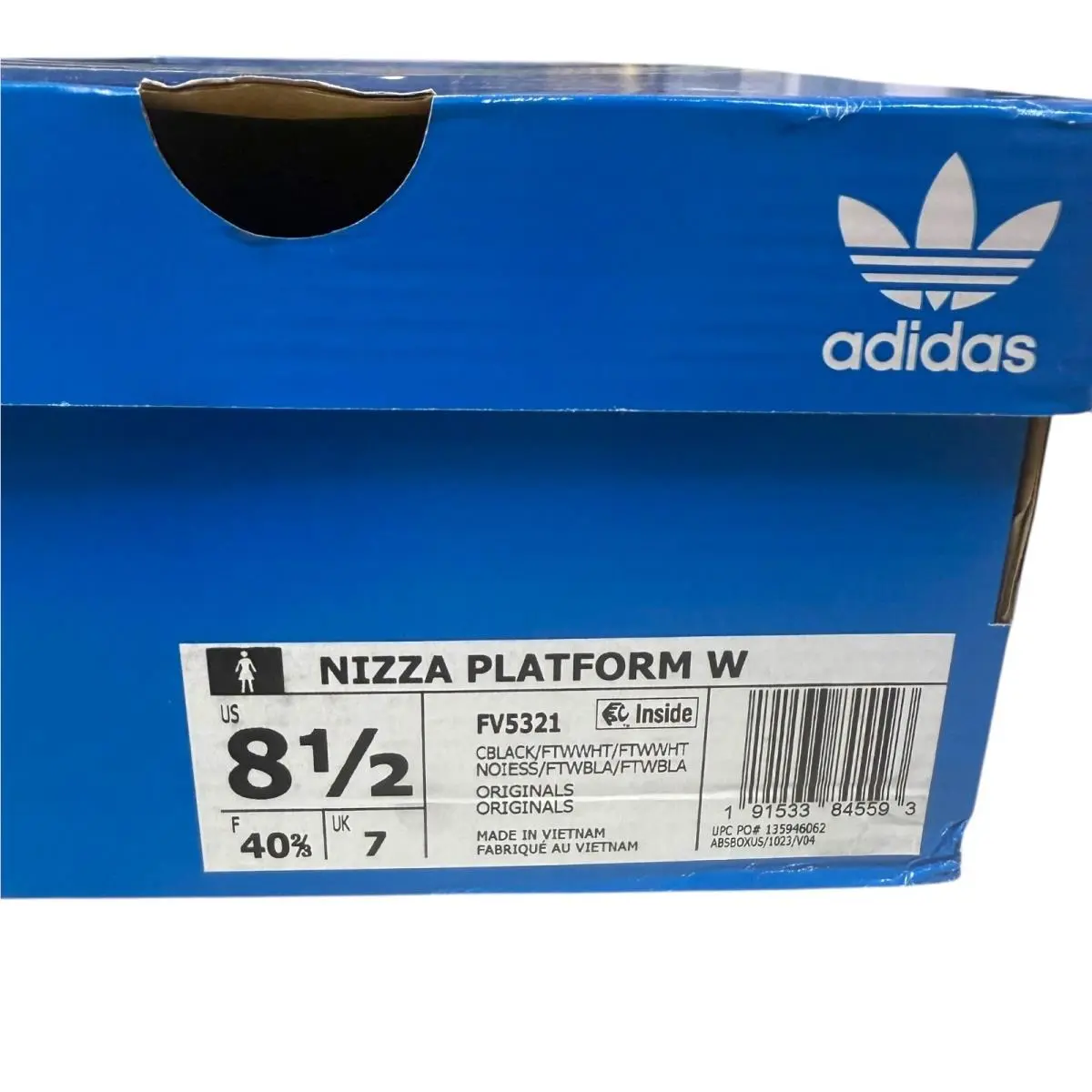 Adidas shoes - NIZZA PLATFORM - NIZZA PLATFORM - FV5321 - BLACK / WHITE 6