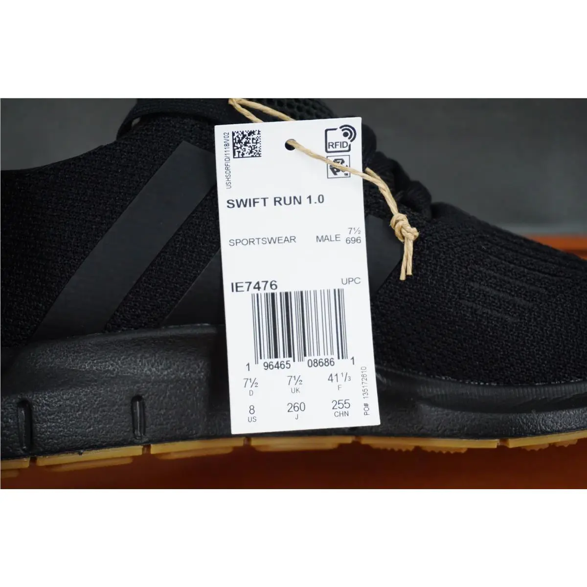 Adidas shoes - adidas Swift Run 1.0 - Swift Run - IE7476 - Black 10