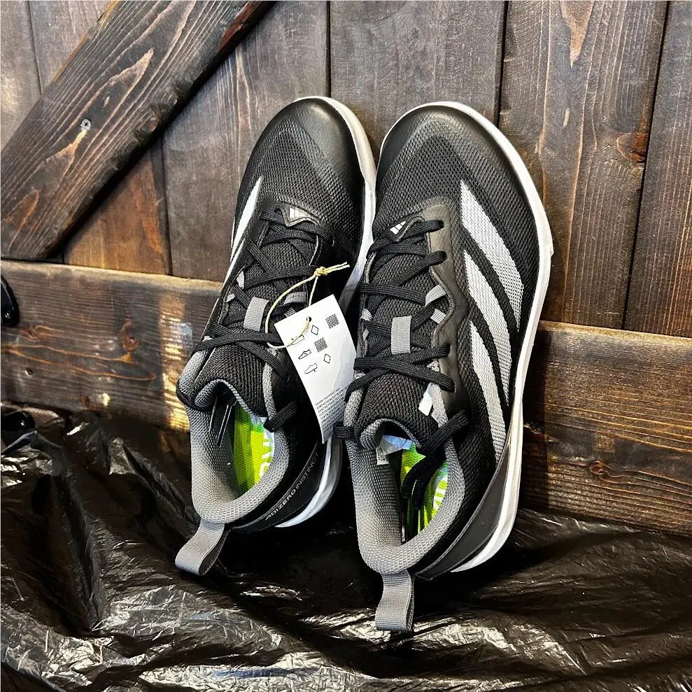 Adidas shoes - adidas adizero Cleat - adizero Cleat - Black with White 1