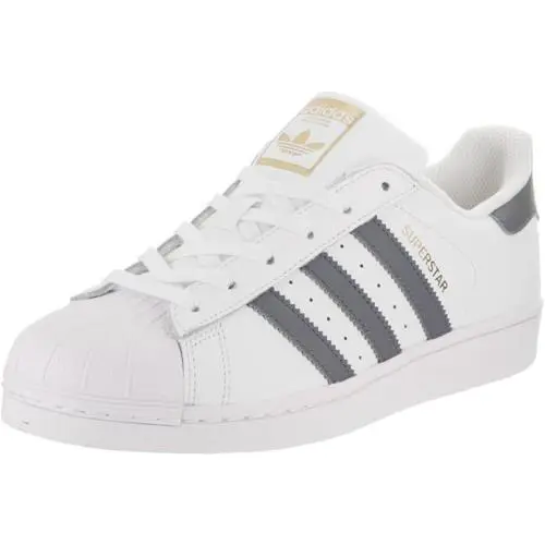 Adidas Superstar Foundation J White Grey Sneakers Size 6.5 2017 Release - S81016 - White