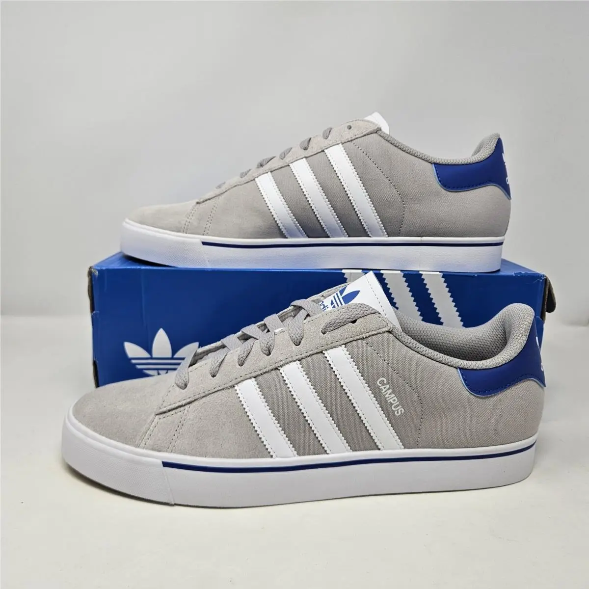 Size 5.5 -  Campus Vulc Grey Bluebird by Adidas