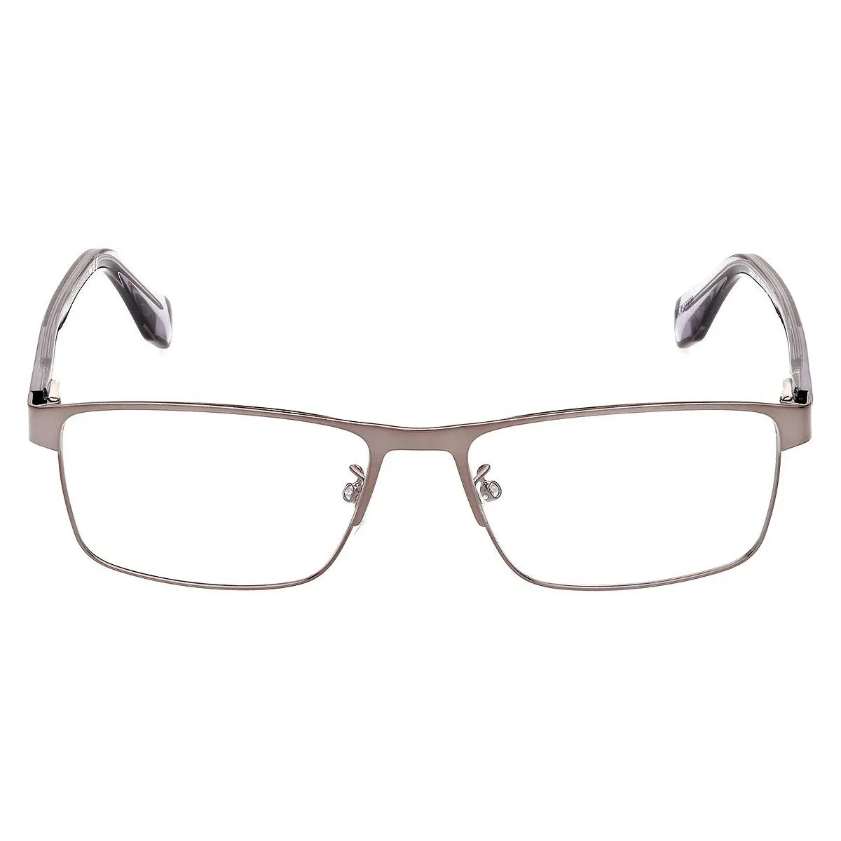 Adidas OR5061 Eyeglasses Men Shiny Gunmetal Rectangle 57mm