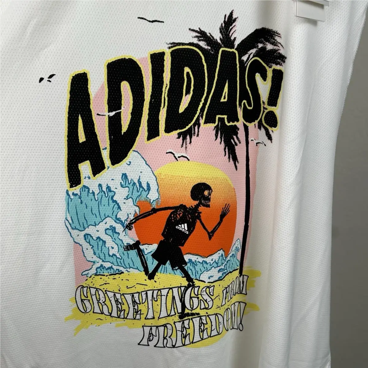 Adidas clothing - Adidas Break The Norm Tank Top - H61164 - White 2