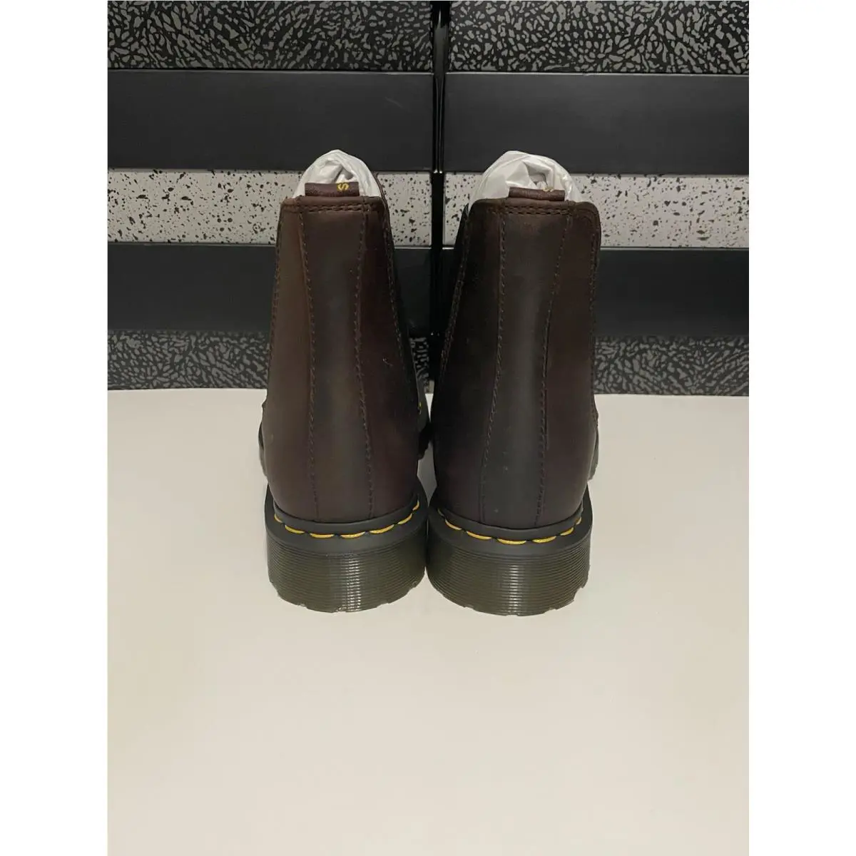 Dr. Martens shoes - Dr. Martens 2976 Waxed Full Grain Chestnut Brown Chelsea - 30676294 - Chestnut Brown (UPC: 0190665542639) 1