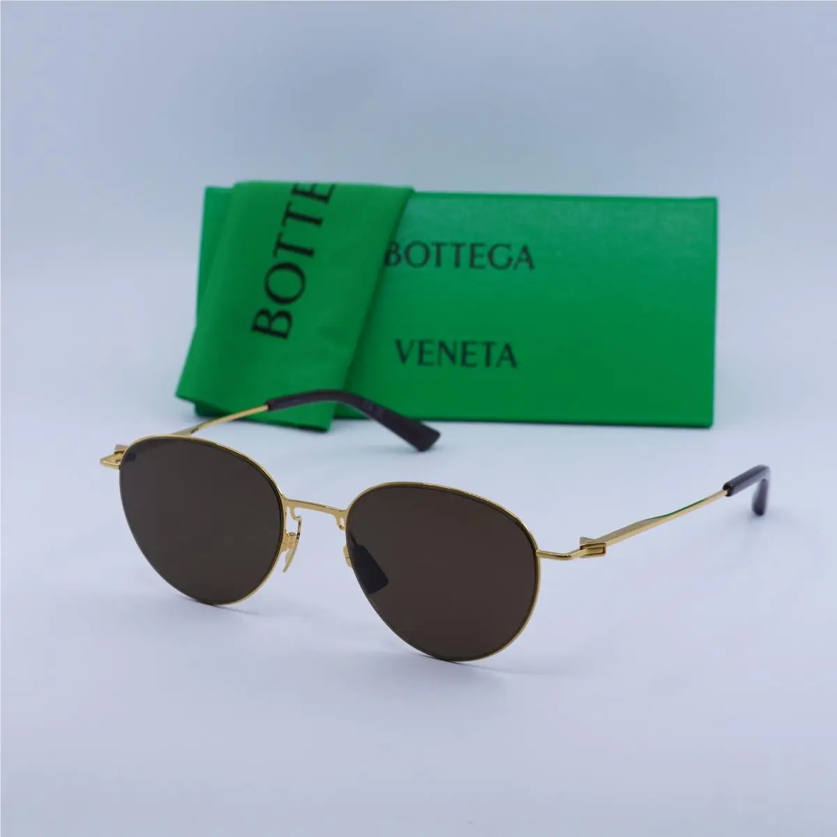Bottega Veneta BV1268S 002 Gold/brown 51-19-145 Sunglasses
