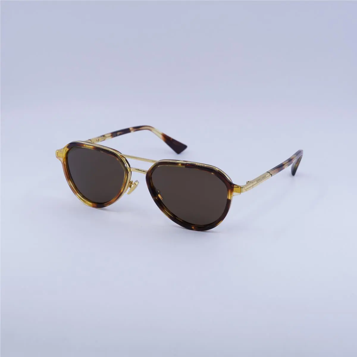 Bottega Veneta BV1373S 002 Havana/gold/brown 55-17-145 Sunglasses