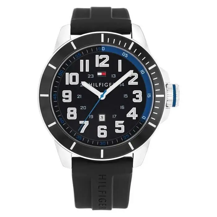 Tommy Hilfiger 1791072 Blue Rubber-strap Watch