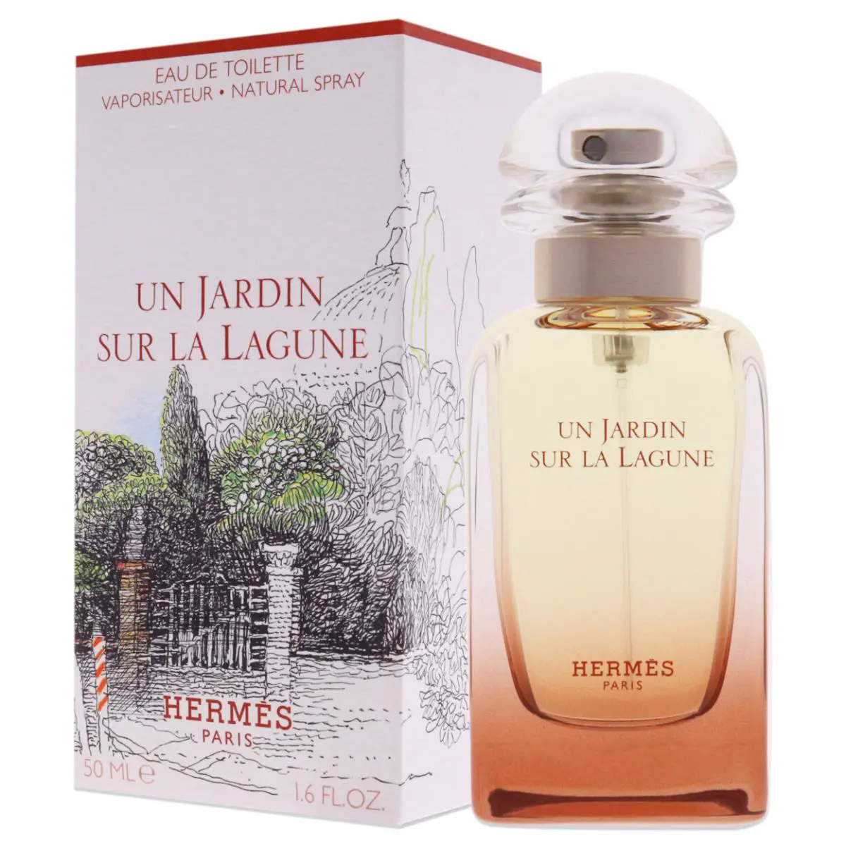 Hermes Un Jardin Sur La Lagune Eau de Toilette Unisex 50ml Spray Bottle