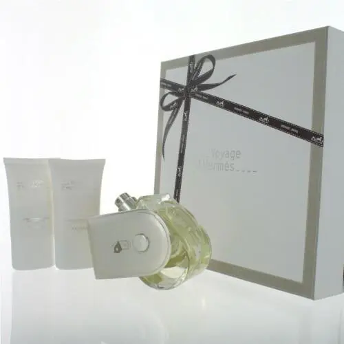 Voyage D Hermes Set 3 Pcs Edt Spray 100ML+BODY Lotion 30ML+SHOWER Gel 30ML Men
