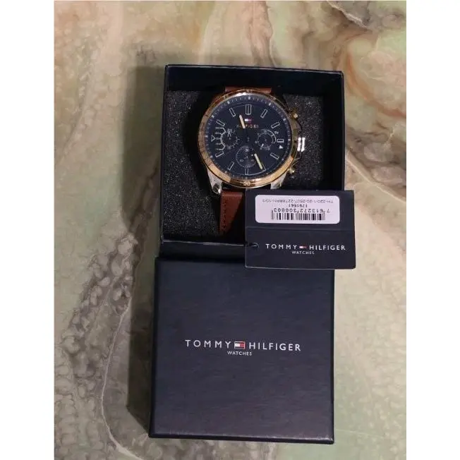 Decker Watch Model 1791561 Men`s Brown Other Box by Tommy Hilfiger