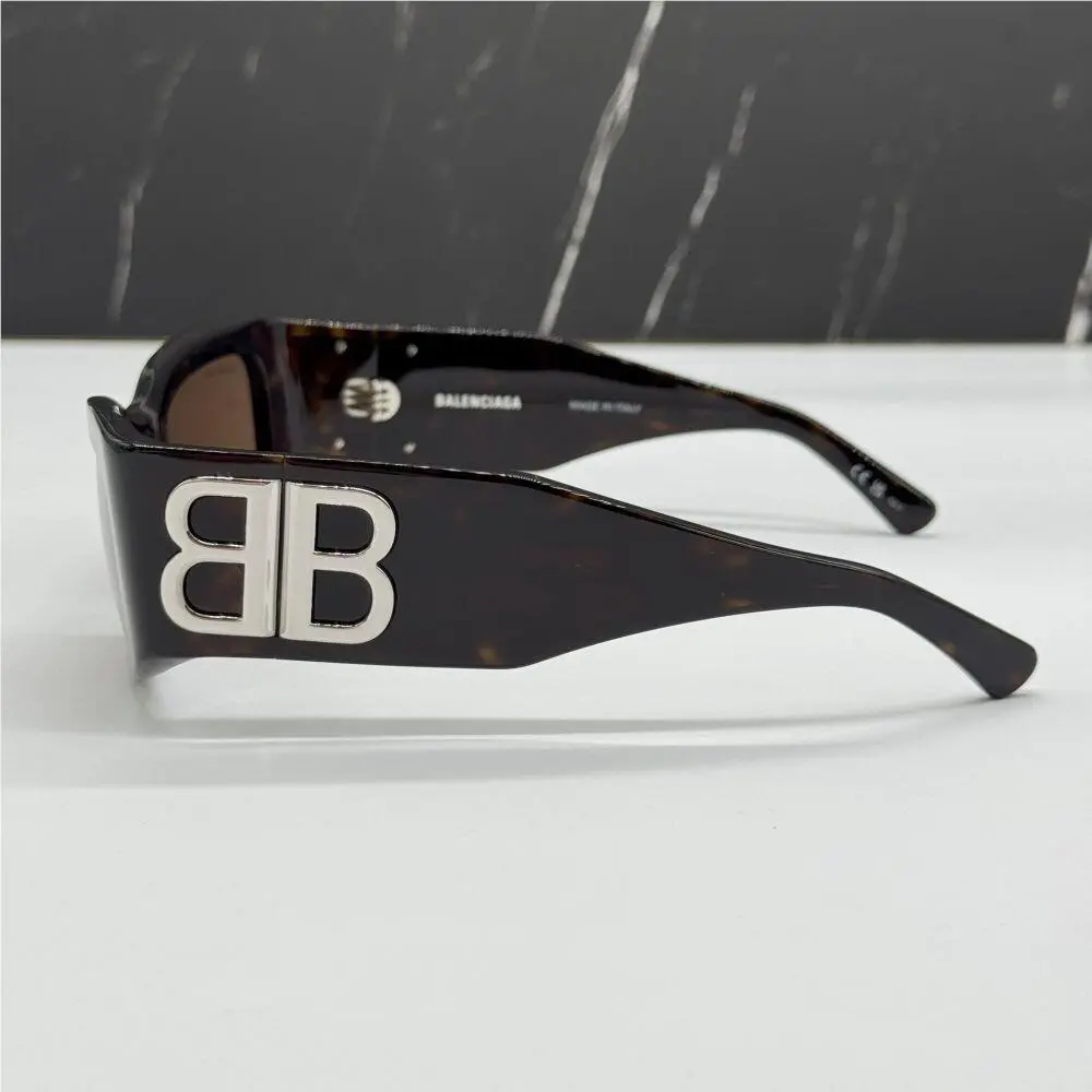 Balenciaga BB0360S 002 Unisex Havana Sunglasses | Fash Brands