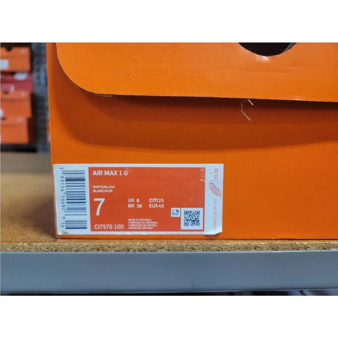 Nike shoes - Nike Air Max 1 G - CI7576-100 - White Black 4
