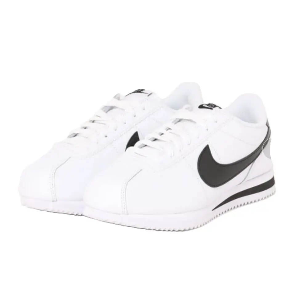 Nike Men`s Cortez Leather Shoes White/black DM4044-105 j