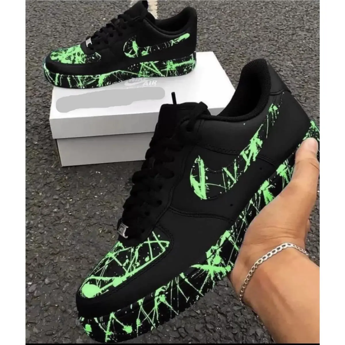 Nike shoes - Nike Air Force 1 - Air Force - DD8959-100 - Black 18