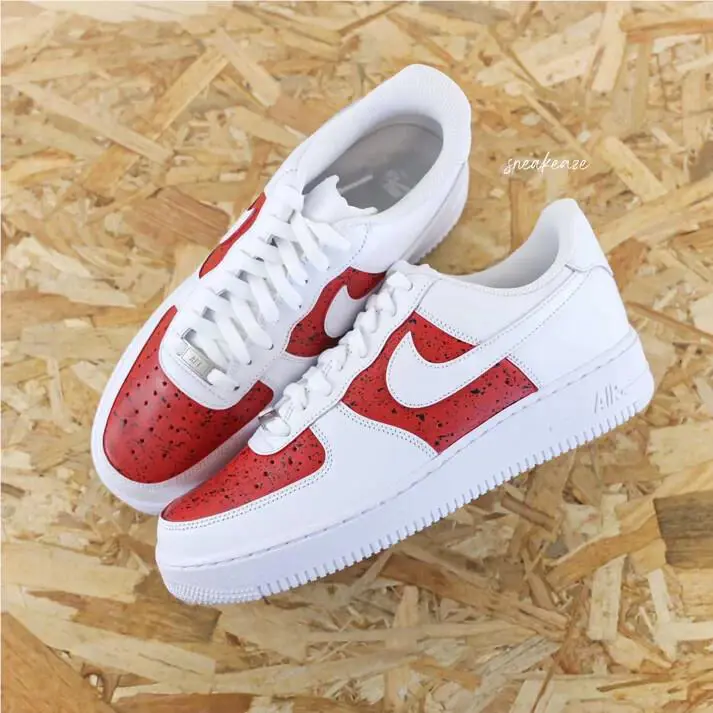 Nike shoes - Nike Air Force 1 - Air Force - DD8959-100 - Red 4
