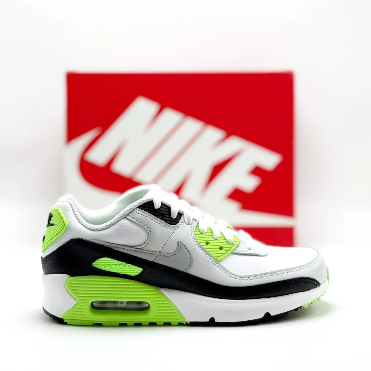 Nike shoes - Nike Air Max 90 GS - NEON GREEN 4