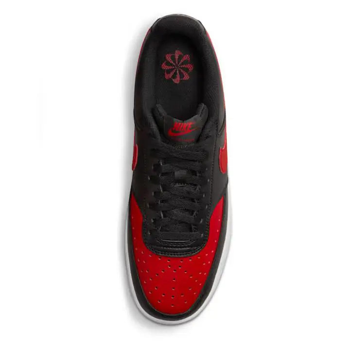 Nike shoes - Nike Air Court - Air Court - Court Vision - Black, Fashion: Red/Black 3
