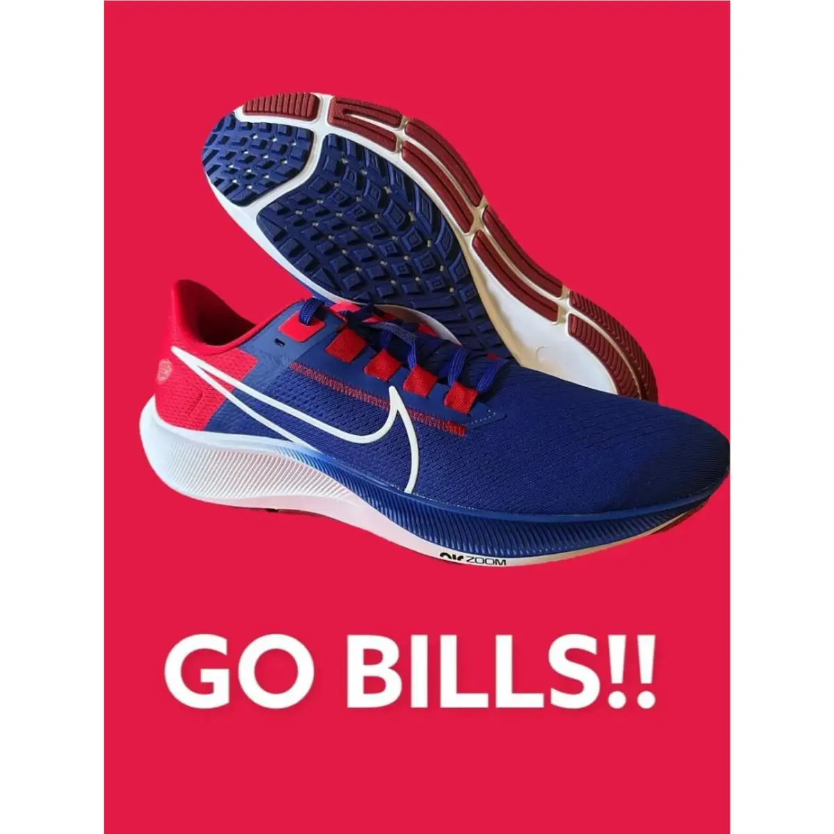 Nike shoes - Nike Air Zoom Pegasus - Air Zoom Pegasus - DJ0842-400 - Royal Blue,Red,White 10