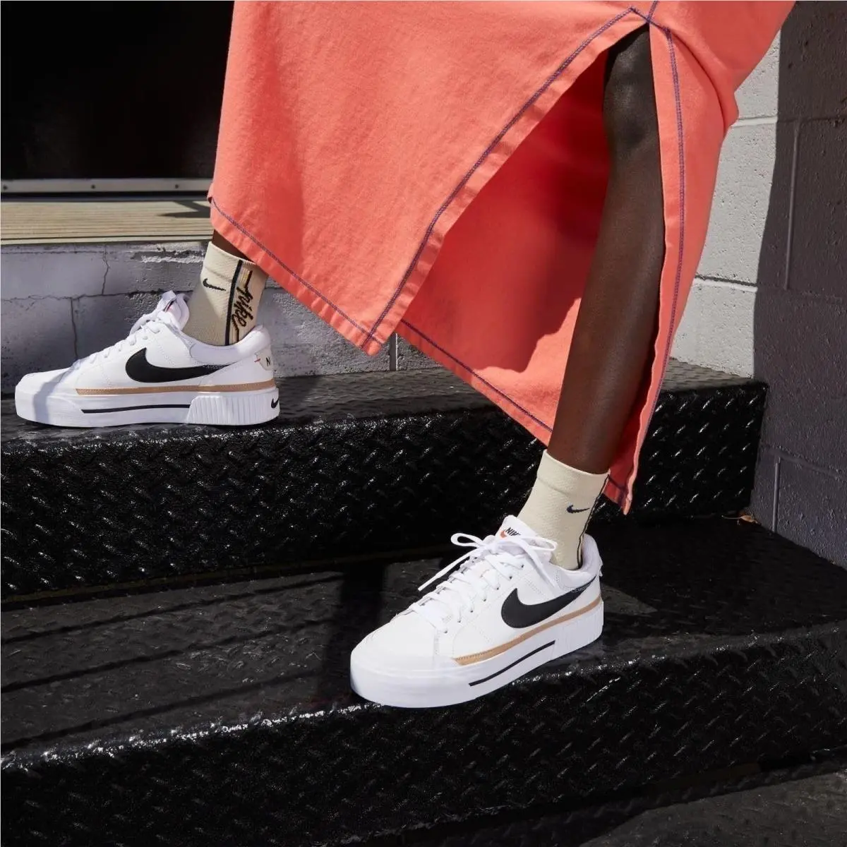 Nike shoes - White Black Hemp Team Orange 17