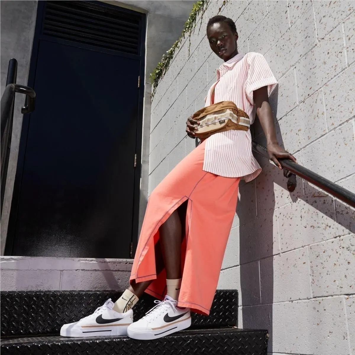 Nike shoes - White Black Hemp Team Orange 21