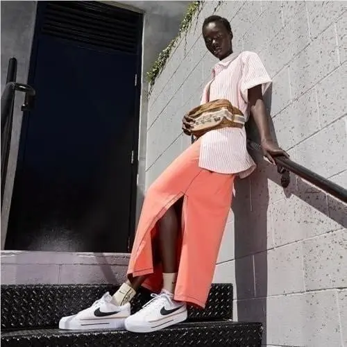 Nike shoes - White Black Hemp Team Orange 44