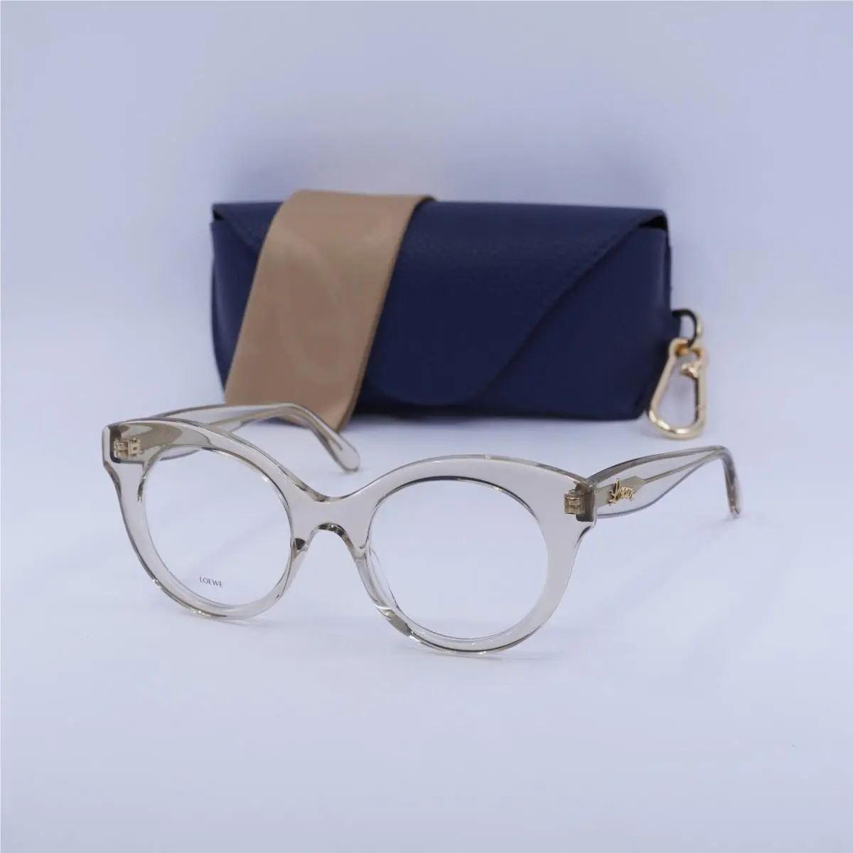 Loewe LW50074I 057 Transparent Brown 50mm Eyeglasses