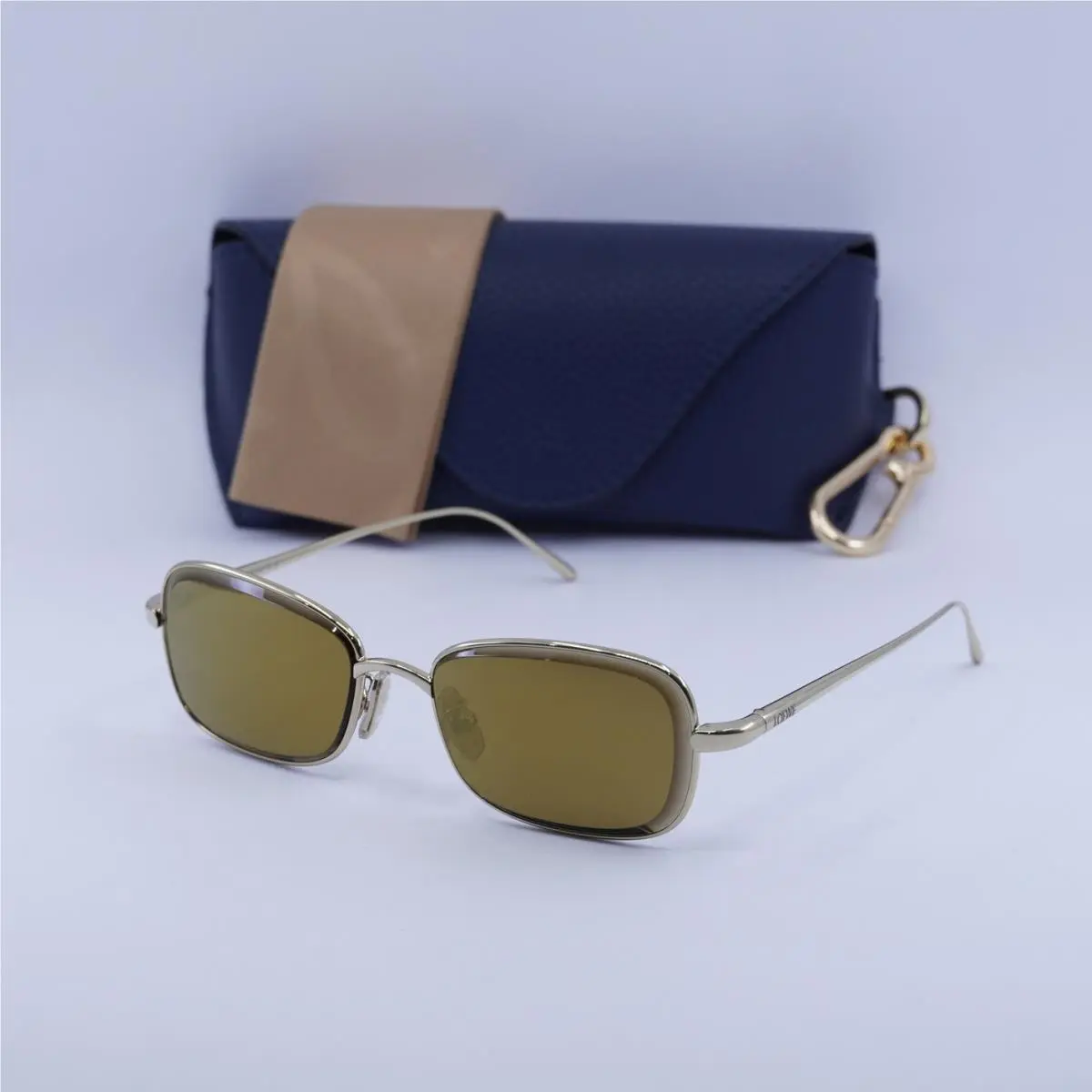 LW40159U 32G Shiny Yellow/yellow Mirror 54-17-140 Sunglasses by Loewe