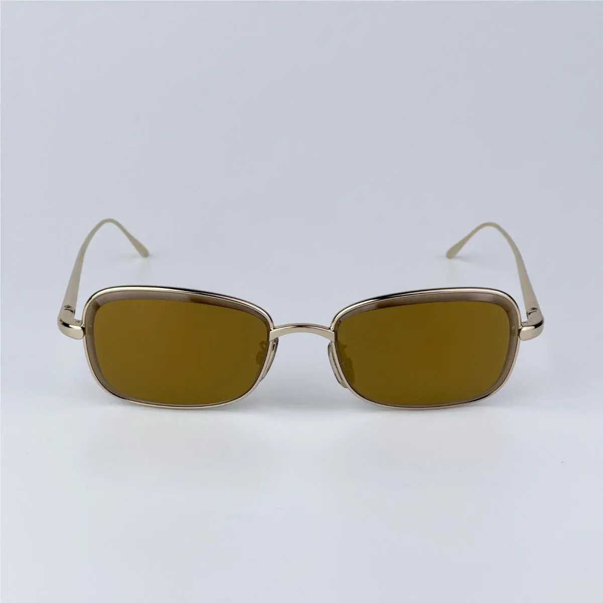 Loewe Men Sunglasses Yellow Gold Mirror LW40159U Anagram 32G