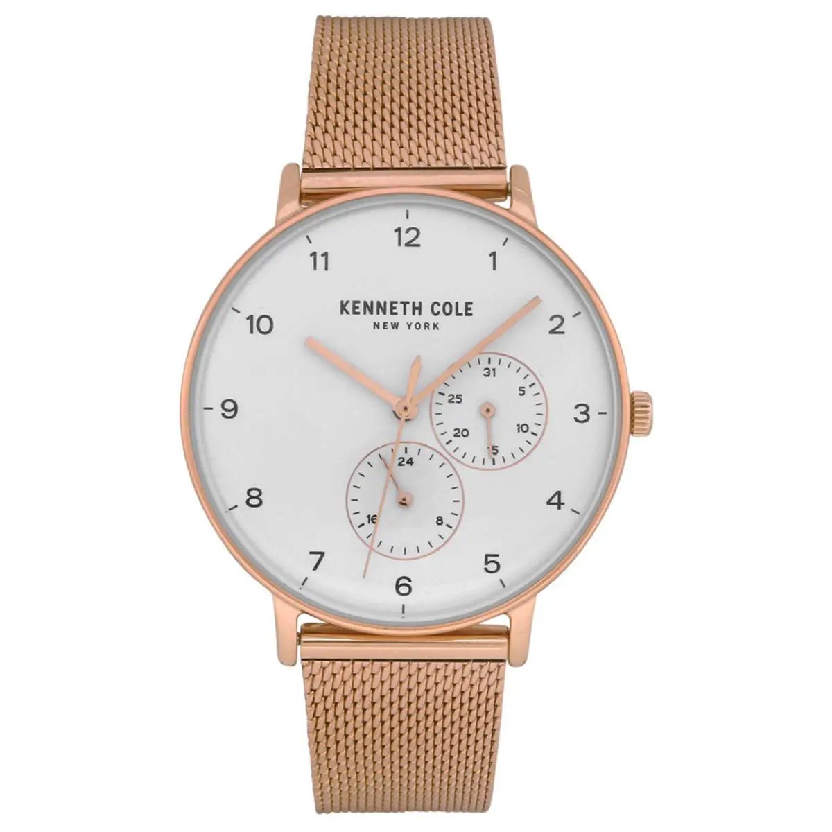 Kenneth New York Cole York KC50236004 Men`s Watch Rose-gold Tone Steel Bracelet