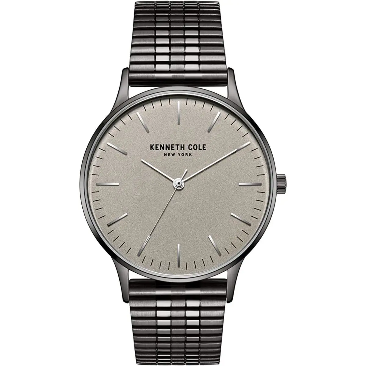 Kenneth New York Cole York KC50918011 Men`s Analog Watch Gunmetal Steel Bracelet