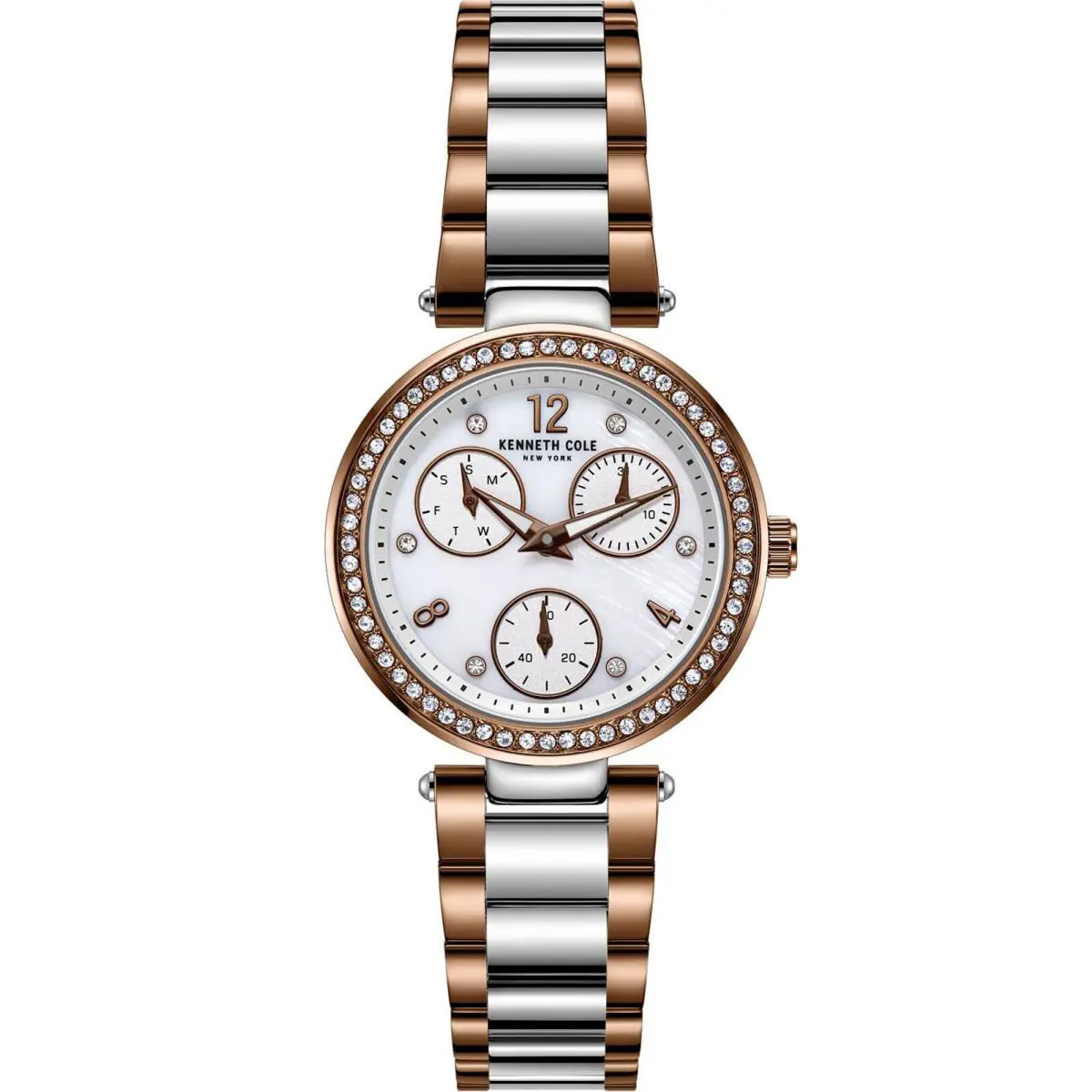 Kenneth New York Cole York KC51065014 Women`s Analog Crystals Watch Steel Bracelet by Kenneth Cole
