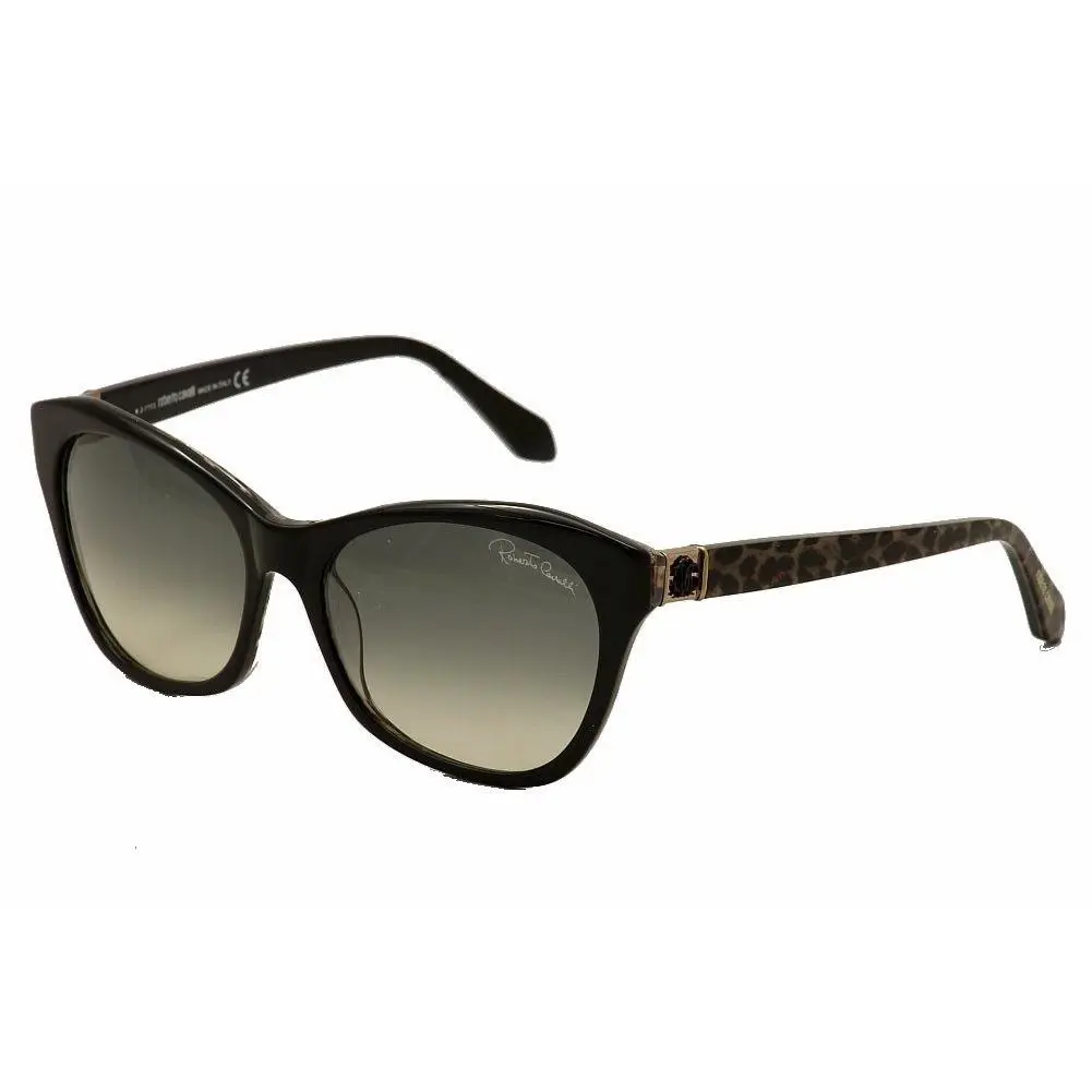 Roberto Cavalli Women`s Asdu RC730S RC/730S 05B Black Brown Leopard Gradient