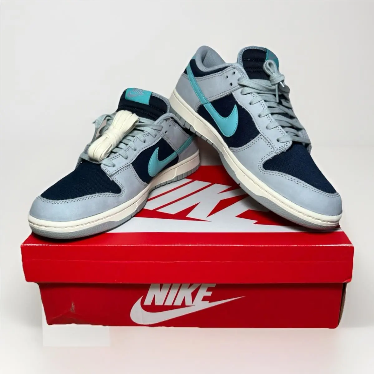 Nike Dunk Low Retro Premium Light Pumice Green Frost FB8895-001 Size 10 - Light Pumice/Dark Obsidian/Coconut Milk/Green Frost