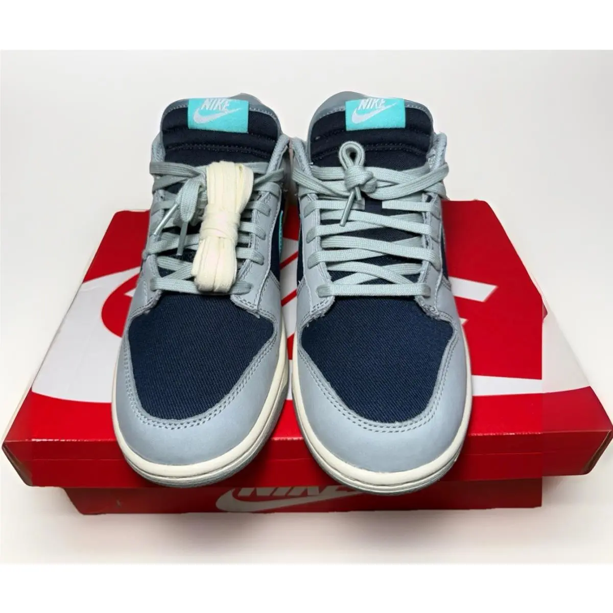 Nike shoes - Nike Dunks - Dunks - FB8895-001 - Light Pumice/Dark Obsidian/Coconut Milk/Green Frost 0