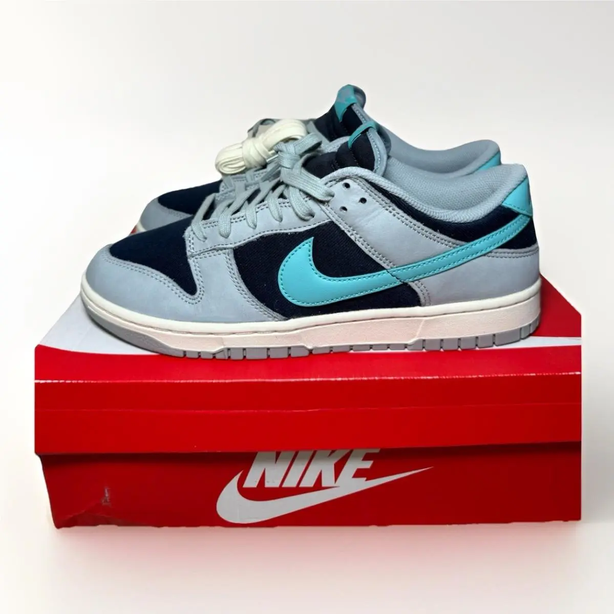 Nike shoes - Nike Dunks - Dunks - FB8895-001 - Light Pumice/Dark Obsidian/Coconut Milk/Green Frost 2