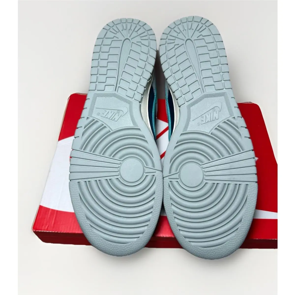Nike shoes - Nike Dunks - Dunks - FB8895-001 - Light Pumice/Dark Obsidian/Coconut Milk/Green Frost 5
