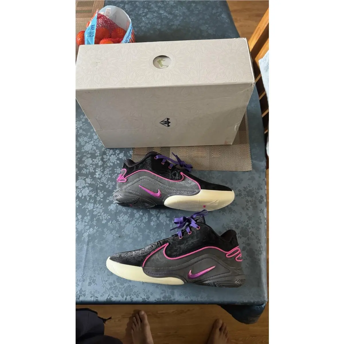 Nike shoes - Nike LeBron 22 - LeBron - FZ1094-001 - Black, Manufacturer: Black/Laser Fuchsia/Dark Grey/Field Purple/Guava Ice/Vapor Green 2