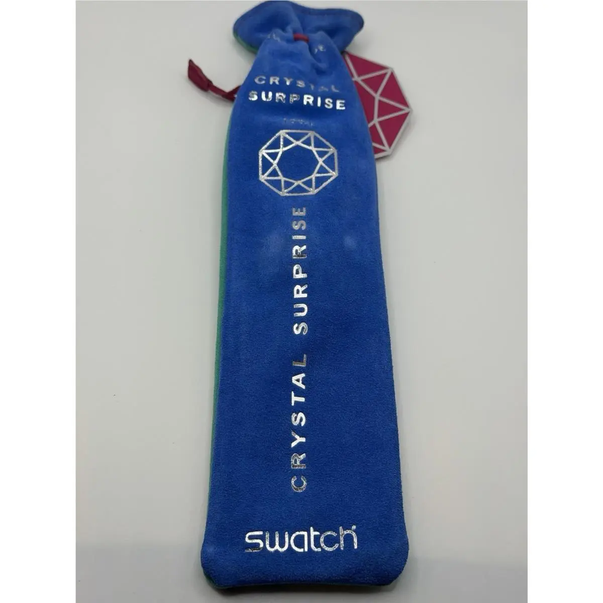 Swatch Watch Crystal Surprise GZ129 Leather Pouch 1994 Club Special