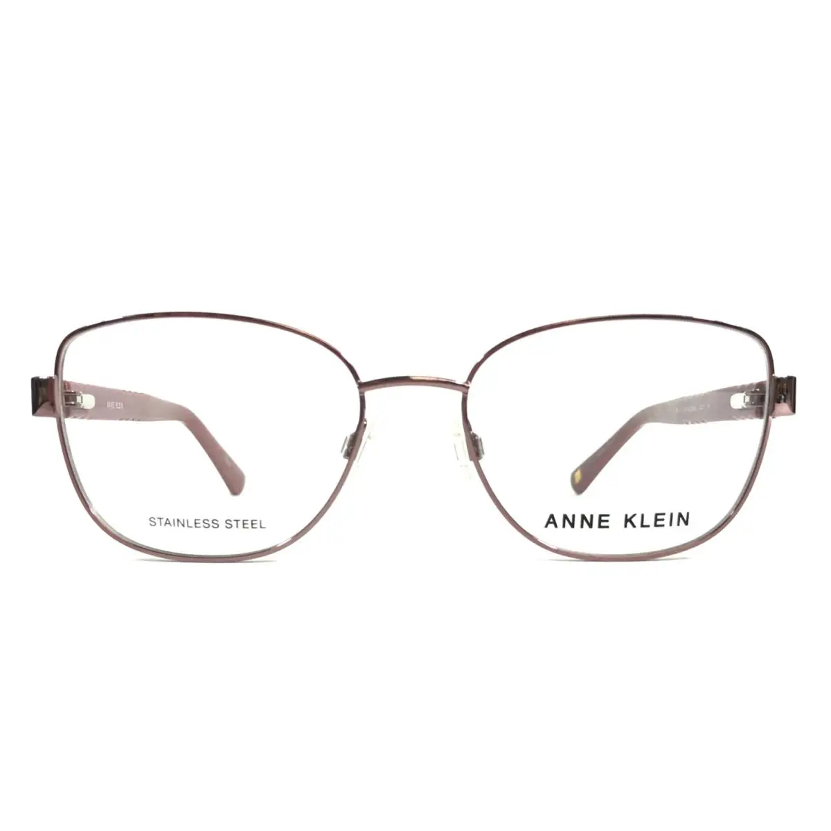 Anne Klein Eyeglasses Frames AK5101 770 Rose Gold Cat Eye Wire Rim 52-17-140