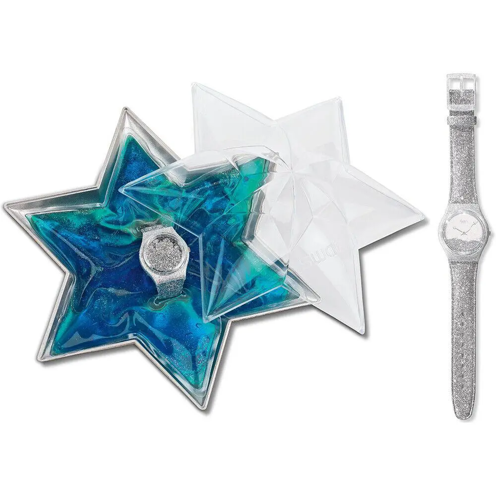 Mint Swatch Holiday Specials Mille Stelle GZ162 Watch Only 30 000 Made