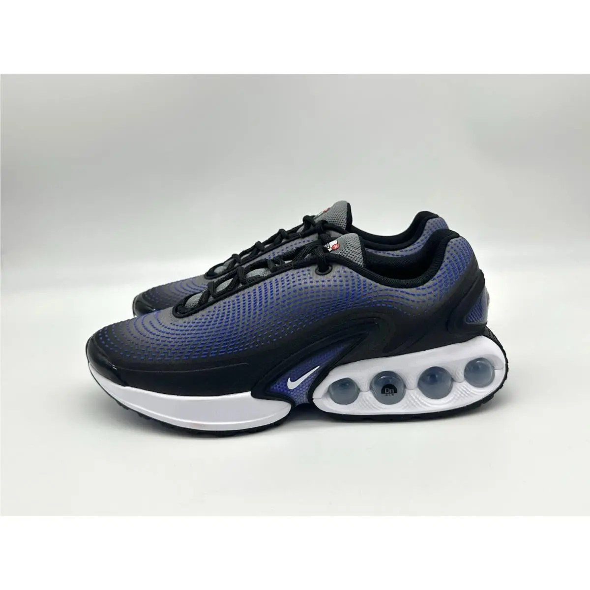 Nike Air Max DN Men`s Size 10.5 Black Racer Blue Running Shoes HM0708-001