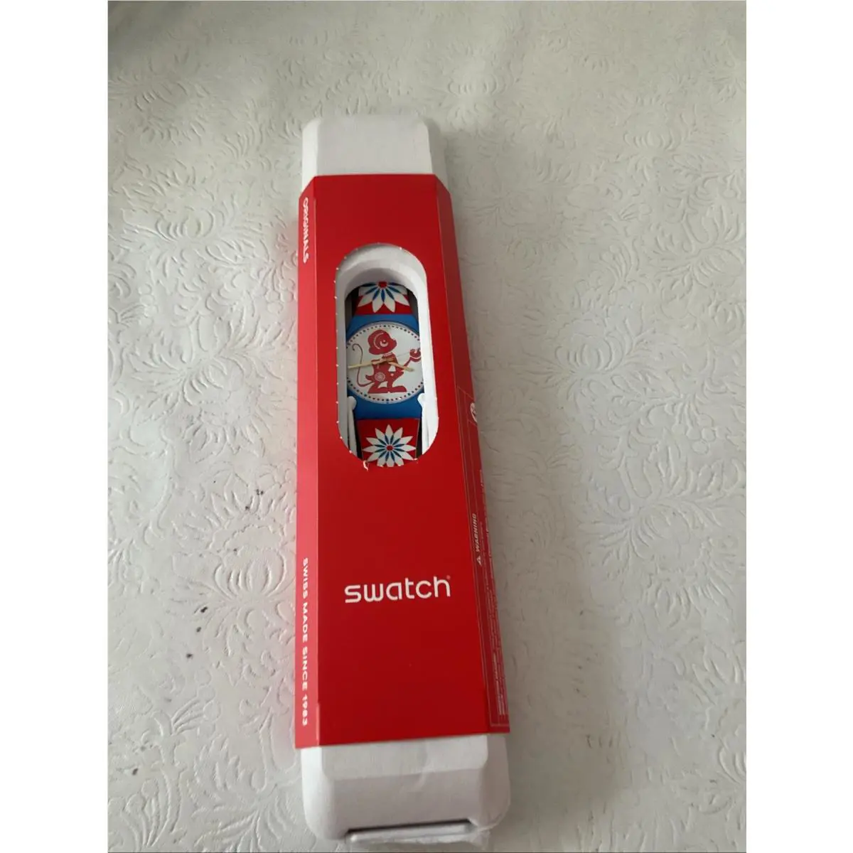 Limited Edition Swiss Swatch Originals Lucky Monkey SUOZ203 41mm Watch