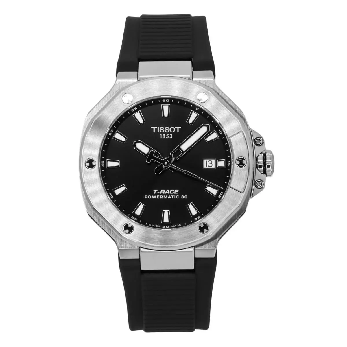 Tissot T-race Powermatic 80 Automatic 41mm Black Dial Mens Watch T1418071705100