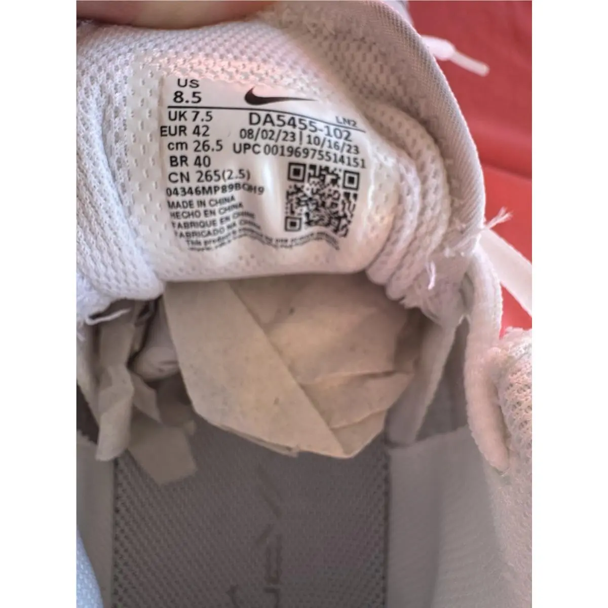 Nike shoes - Nike Vapor Edge - Vapor Edge - DA5455-102 - White (UPC: 196975500888) 1