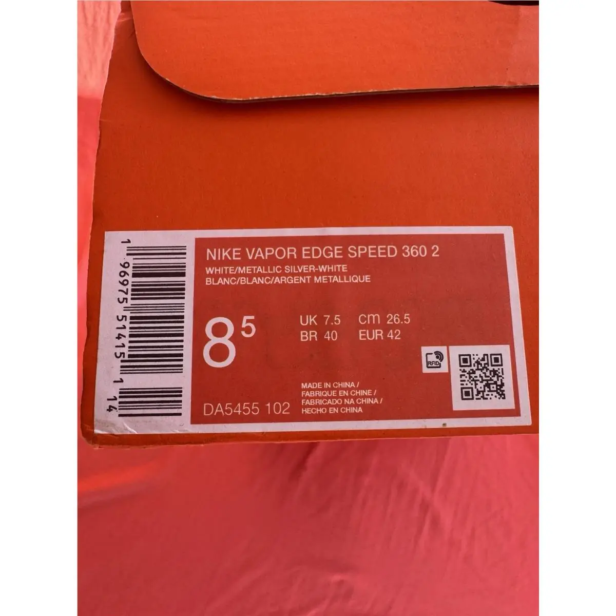 Nike shoes - Nike Vapor Edge - Vapor Edge - DA5455-102 - White (UPC: 196975500888) 2