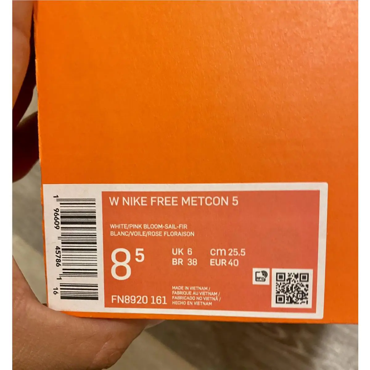Nike shoes - Wmns Free Metcon 5 - Wmns Free Metcon - FN8920-161 - White/Pink Bloom/Sail/Fir (UPC: 196609457861) 10