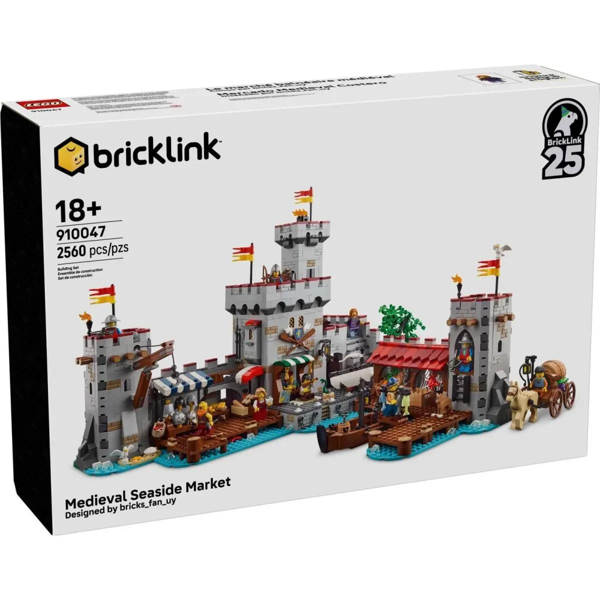 Lego Bricklink Designer Series 4 Medieval Seaside Market 910047 Sealed