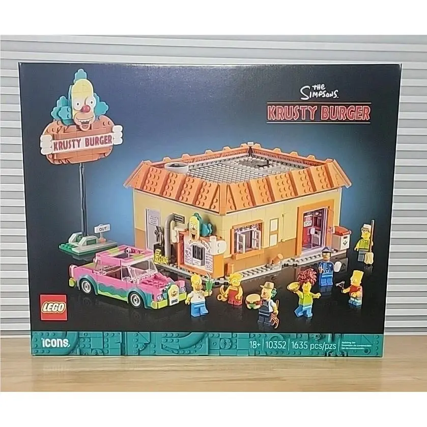Lego 10352 The Simpsons Krusty Burger Nib/
