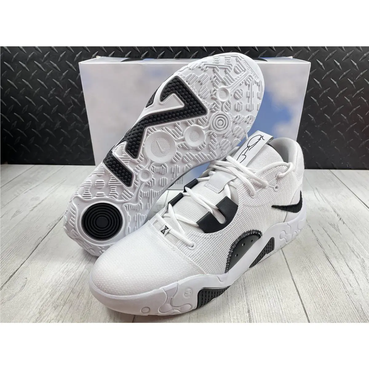 Nike shoes - Nike PG 6 - DX6654-100 - White (UPC: 0196149869865) 4