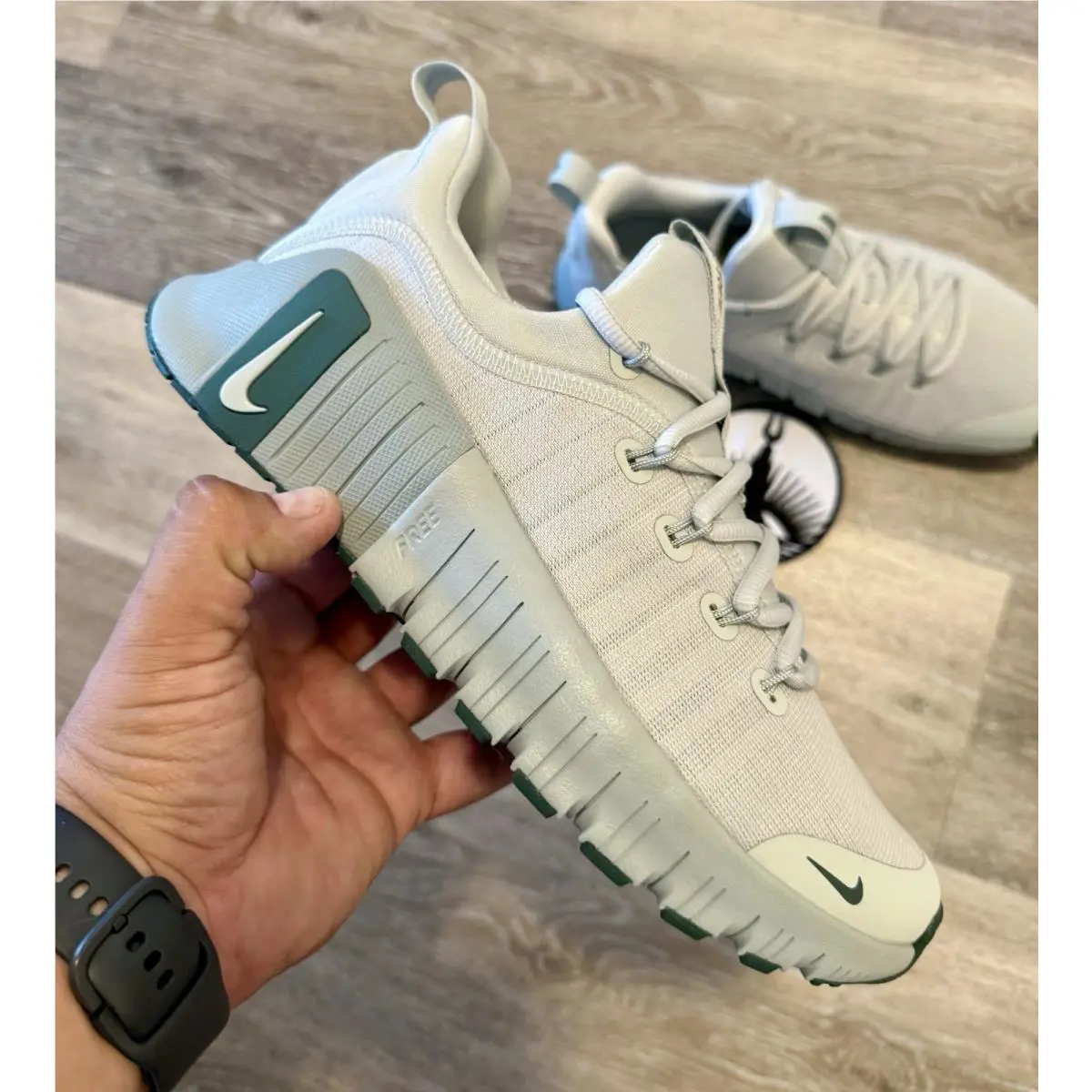 Nike shoes - Nike Free Metcon 6 - Free Metcon - FJ7126-006 - Vintage Green / Light Silver (UPC: 197602670929) 8